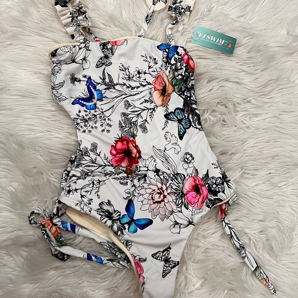 Fjswim one piece swim suit